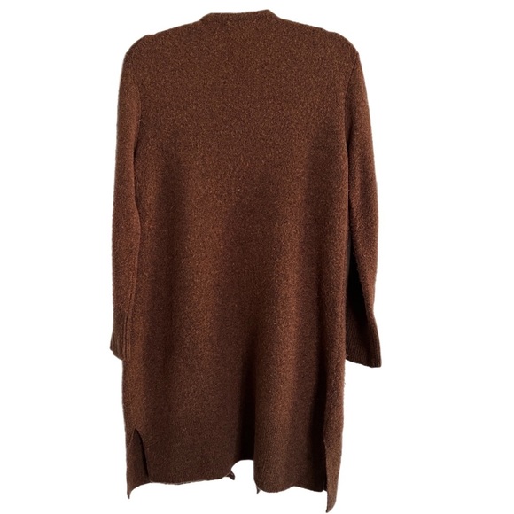 Madewell Kent Cardigan Wool Alpaca Sweater in Coziest Yarn Brown Size XS - Picture 5 of 6